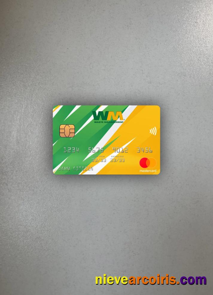 USA Waste Management bank mastercard photolook
